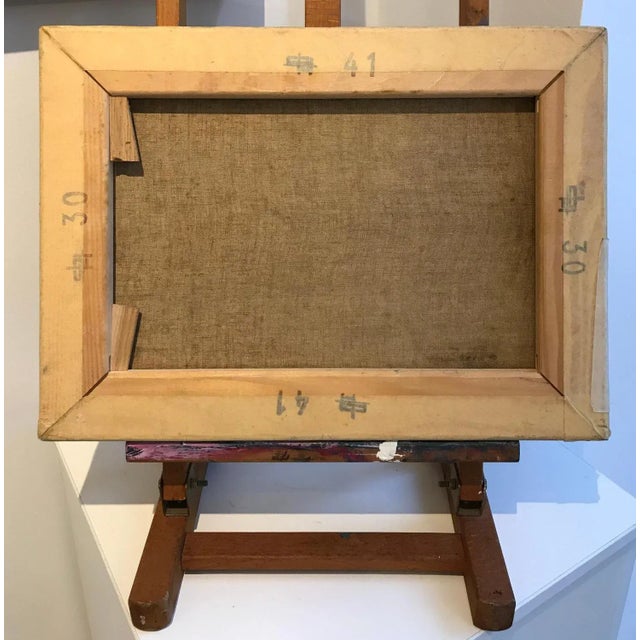 Emile Bressler, The Farm in Perspective, Oil on Canvas For Sale - Image 6 of 7