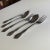1970s Vintage Oneida Kennett Square Stainless 3 Dinner Forks & 2 Spoons For Sale - Image 5 of 7
