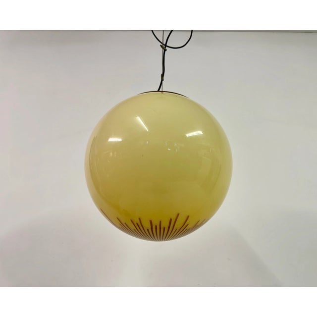 Murano Glass Ball Pendant from La Murrina, 1970s For Sale - Image 6 of 12