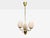 1950s Idman, Finnish Modern, Pendant Light, Brass, Pink Tinted Glass For Sale In New York - Image 6 of 14