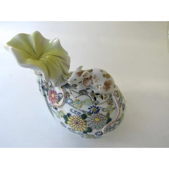 Censer (kōrō) in the Form of a Rat on a Treasure Bag Late 19th Century Porcelain For Sale - Image 11 of 11