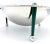 Mid-Century Italian Lauffer by Towle Stainless Bowl With Green Feet – Postmodern / Space Age For Sale - Image 12 of 13