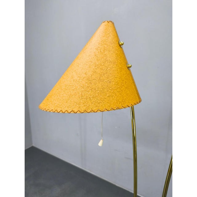 1960s Mid-Century Japanese Style Brass Floor Lamp, 1960s For Sale - Image 5 of 16