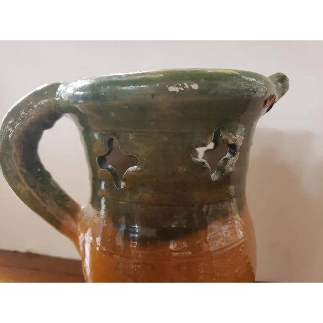 American 1940's Clay Puzzle Jug For Sale - Image 3 of 8