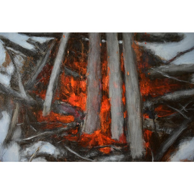 White "Miles From Nowhere",Very Large Contemporary Acrylic Triptych Painting", by Stephen Remick For Sale - Image 8 of 12