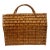Vintage Wicker Tote For Sale
