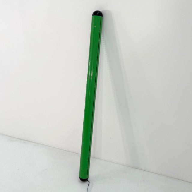 Vintage Green Tube Neon Lamp, 1980s For Sale - Image 4 of 7