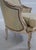 Pair Baker French Louis XV Damask Upholstered Bergere Chairs For Sale In Philadelphia - Image 6 of 18