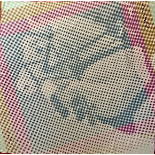 Late 20th Century HERMÈS le SAUT H Silk Scarf 2016 designed by Diatkine Cyrille For Sale - Image 5 of 9
