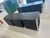 Modern Storage Cabinets From Armani Xchange ; Brushed Steel and Ebonized Wood For Sale In Chicago - Image 6 of 9