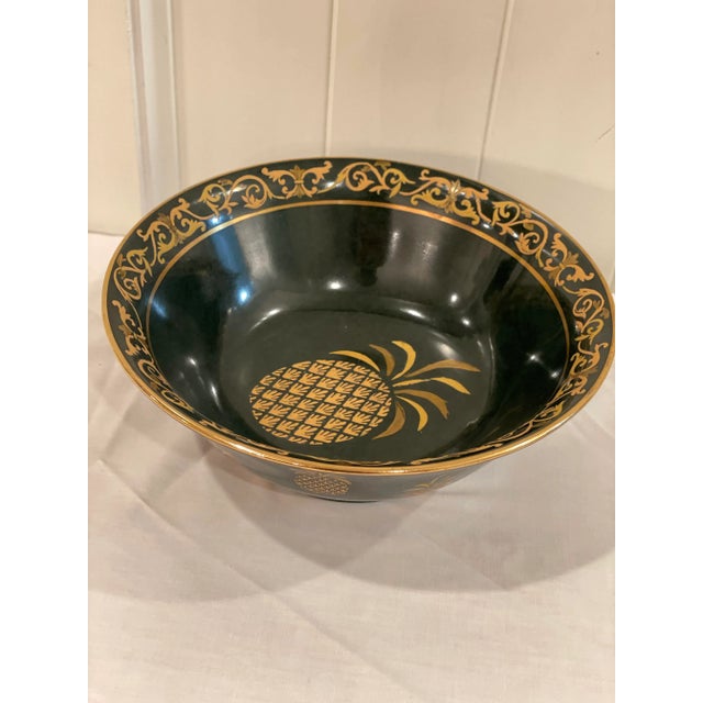 Pineapple Bowl Andrea by Sadek Large. Made in the Late 20th Century