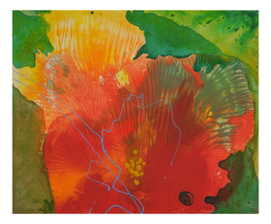 Agnieszka Zawisza, Flower, Oil on Canvas