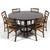 Baker 60" Oak Pedestal Dining Table For Sale - Image 9 of 9