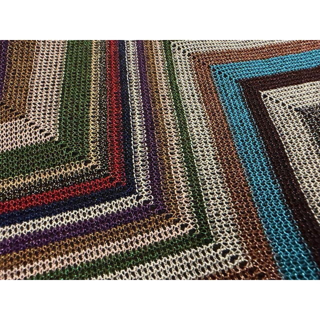 Elevate your table with this beautiful set of four authentic Missoni placemats featuring the brand’s iconic multicolor...