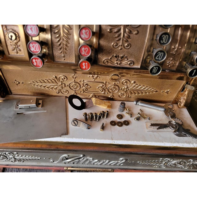 National Cash Register Co. Antique NCR Cash Register - Circa 1911 For Sale - Image 4 of 9