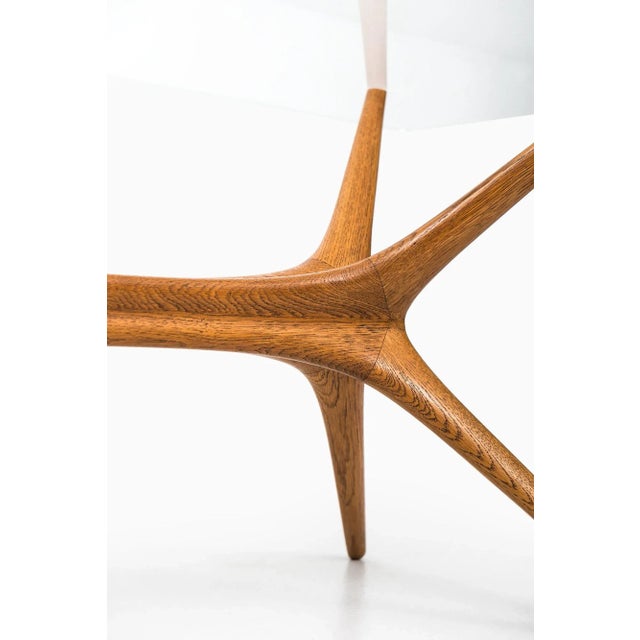 9020 Oak & Glass Coffee Table by Tapio Wirkkala for Asko, 1950s For Sale - Image 6 of 15