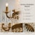 Aloadecor Classic Elegance 12-Light Antique Bronze Empire Crystal Chandelier For Sale - Image 4 of 7