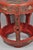 Vintage Chinoiserie Red Lacquer Plant Stand Garden Stool Drum Side Table (B) For Sale In Philadelphia - Image 6 of 14