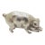 Vintage Italian Handmade Genuine Silver Pig Piggy Figurine Sculpure Miniature For Sale