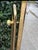 Vintage Brass Beveled Cheval Mirror For Sale In Charleston - Image 6 of 7