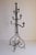 Rustic Large Wrought Iron Floor Candelabra, 1950s For Sale - Image 3 of 18