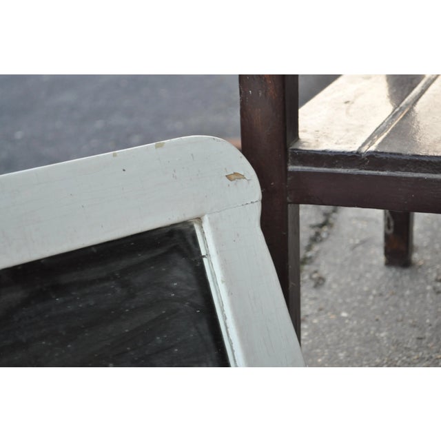 Painted white wall mirror, all original, clean condition. Ships form Europe. Measures: Length (Depth) 3.94 in Width 20.08...