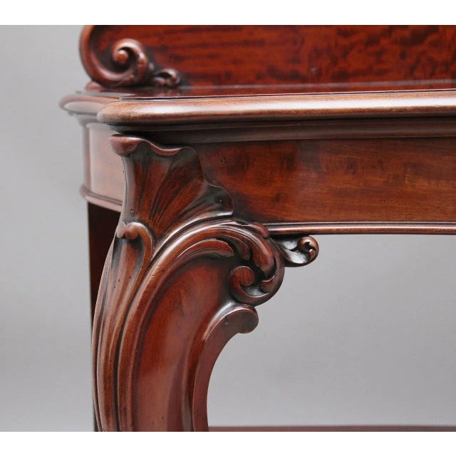 19th Century Mahogany Serving Table For Sale - Image 3 of 10