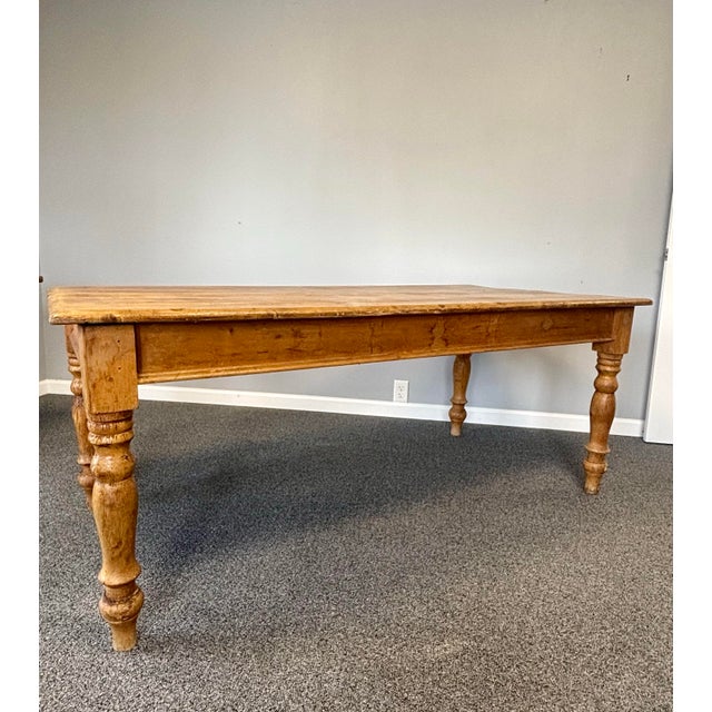 19th Century English Pine Table For Sale - Image 9 of 10