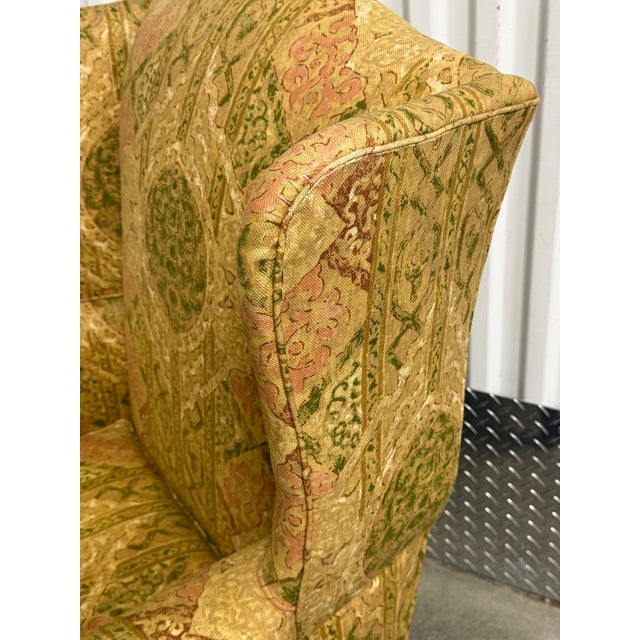 Mid 20th Century Chippendale Shell Carved Wingback Chair For Sale In New York - Image 6 of 10