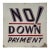 Vintage Folk Art "No Down Payment" Sign, Circa Mid-20th Century For Sale