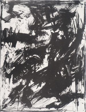 Emilio Vedova, Intolleranza, Lithograph