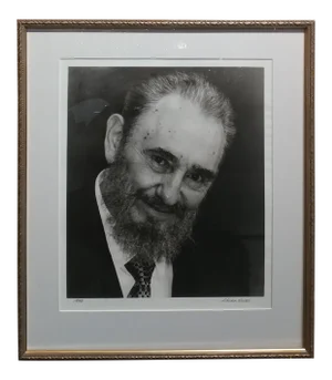 Liborio Noval - Fidel Castro Original Silver Gelatin Photograph