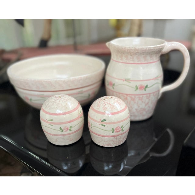 Marshall Pottery Studio of East Texas -- highly sought after hand made pottery. A collection of serving accessories - a...
