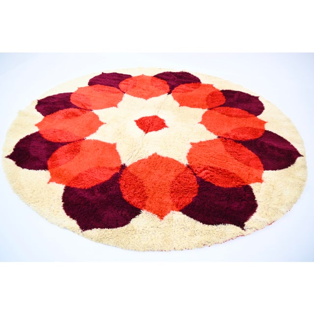 Patterned Rug from Hojer Eksport Wilton, 1970s For Sale - Image 4 of 6
