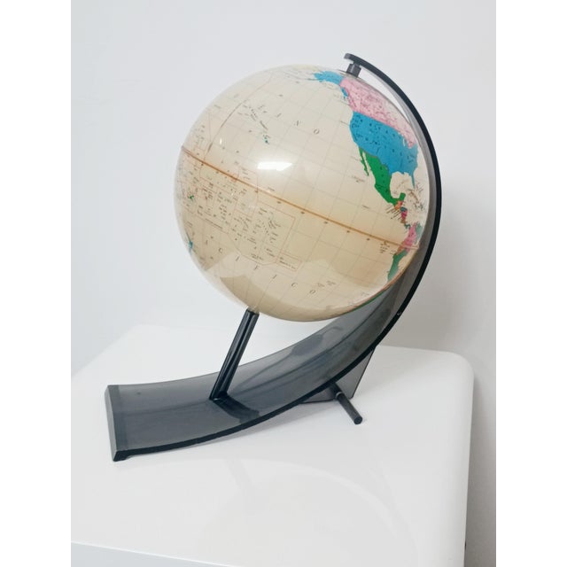 Illuminated Terrestrial Globe from Nova Rico, Florence, Italy, 1969 For Sale - Image 4 of 14