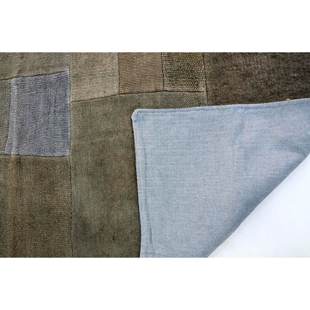 Oushak Vintage Handmade Hemp Rug For Sale - Image 9 of 9