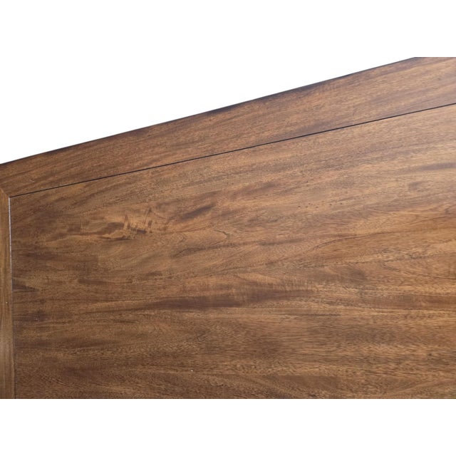 1990s Ethan Allen Cassidy Coffee Table Rectangular Cocktail Storage 2 Drawer Map Chest For Sale - Image 14 of 17