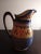 Blue Vintage Unikat Vena Handpainted Ceramic Pitcher, Made in Poland For Sale - Image 8 of 8