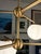 Brass West Elm Sphere + Stem Chandelier For Sale - Image 8 of 12
