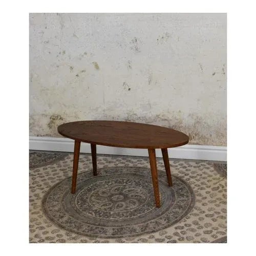 Elip Coffee Table by Pastform Dimensions: D 50 x W 100 x H 42 cm. Materials: Stained and varnished wood.