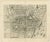Antique Map of the City of Tiel by Blaeu, 1649 For Sale