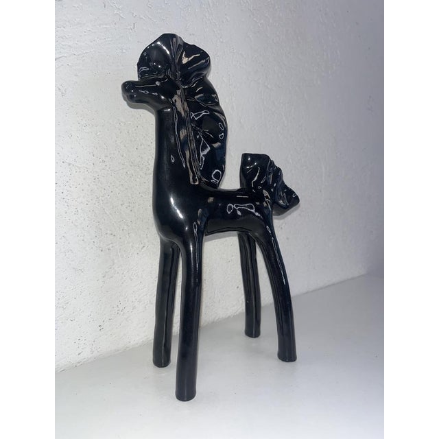 1950s Fausto Melotti, Black Horse, 1950s, Ceramic For Sale - Image 5 of 5