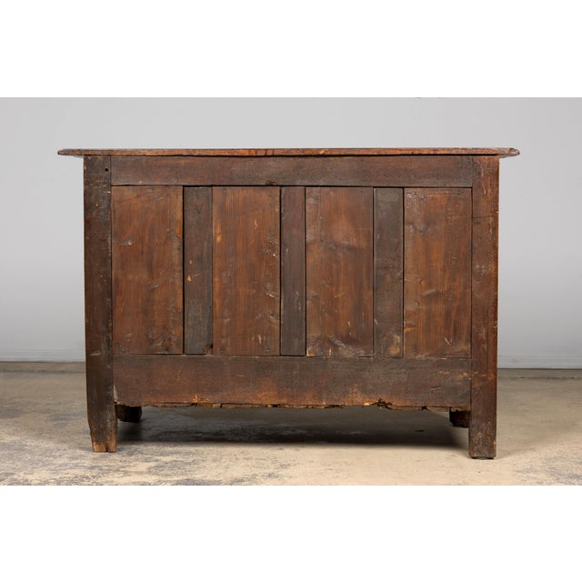 18th Century French Régence Walnut Chest of Drawers With Brass Pulls, Lyon For Sale - Image 18 of 18
