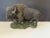 Textile Vintage Male Bison Tabletop Animal Sculpture For Sale - Image 7 of 9