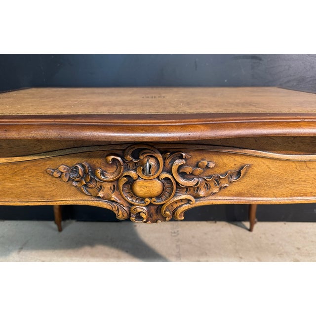 Rococo French Writing Desk, 1880 For Sale - Image 6 of 17