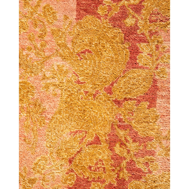 Traditional Mogul, One-of-a-Kind Hand-Knotted Area Rug - Pink, 8' 2" x 9' 7" For Sale - Image 3 of 8