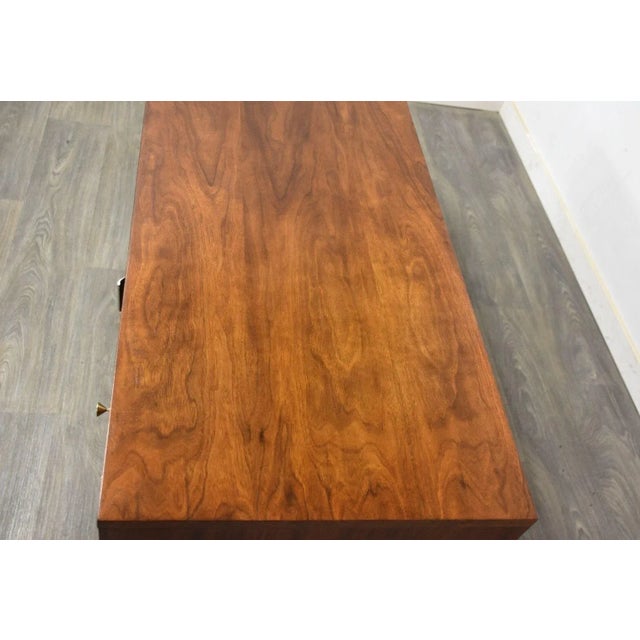 1960s Refinished Walnut Mid Century Dresser For Sale In Boston - Image 6 of 10