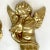 Hollywood Regency 1970s Vintage Boho Chic Hollywood Regency Italian Figural Wall Sculptural Cherubs - A Pair. For Sale - Image 3 of 10