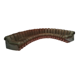 Late 20th Century Attributed to De Sede DS-600 “Caterpillar” Infinity Sofa