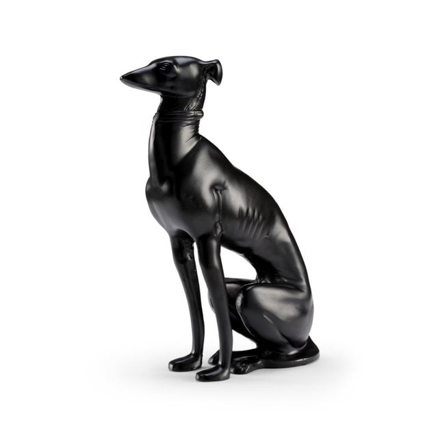Wildwood Wildwood Bono Black Dog Statue For Sale - Image 4 of 4
